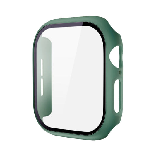 For Apple Watch Series 10/11 42mm imak Integrated Watch Case with Film(Green)