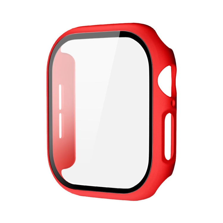 Pour Apple Watch Series 10/11 42mm imak Étui intégré avec film (rouge)