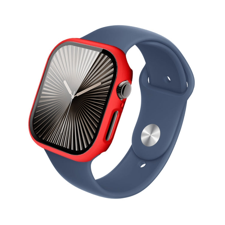Pour Apple Watch Series 10/11 42mm imak Étui intégré avec film (rouge)