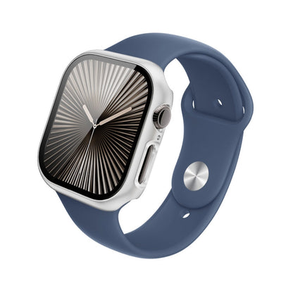 For Apple Watch Series 10/11 42mm imak Integrated Watch Case with Film(Silver)