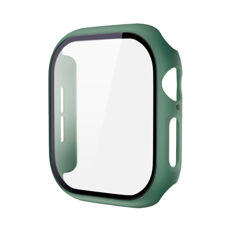 For Apple Watch Series 10/11 46mm imak Integrated Watch Case with Film(Green)