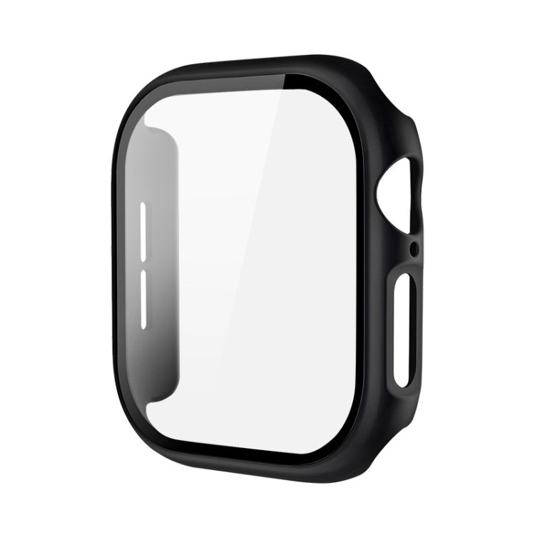For Apple Watch Series 10/11 46mm imak Integrated Watch Case with Film(Black)