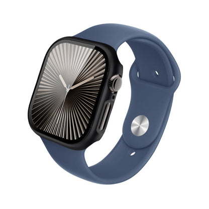 For Apple Watch Series 10/11 46mm imak Integrated Watch Case with Film(Black)
