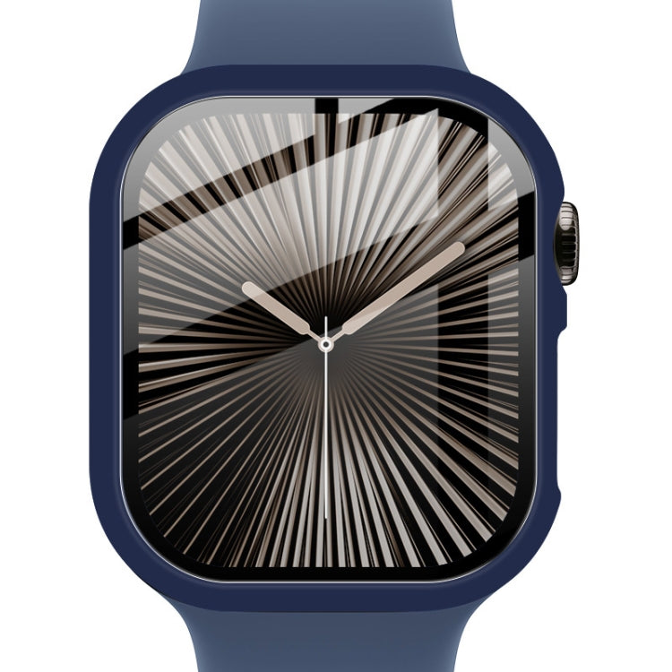 For Apple Watch Series 10/11 46mm imak Integrated Watch Case with Film(Blue)