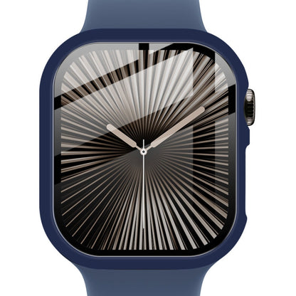 For Apple Watch Series 10/11 46mm imak Integrated Watch Case with Film(Blue)