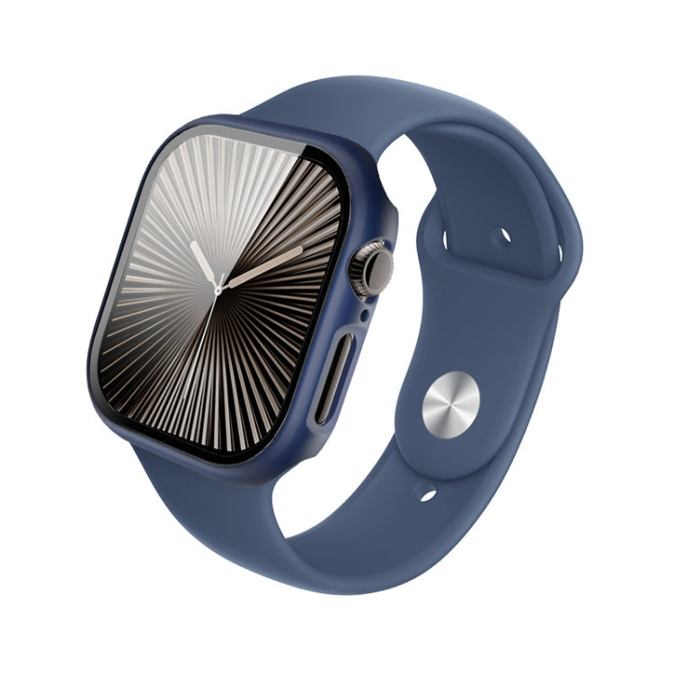 For Apple Watch Series 10/11 46mm imak Integrated Watch Case with Film(Blue)