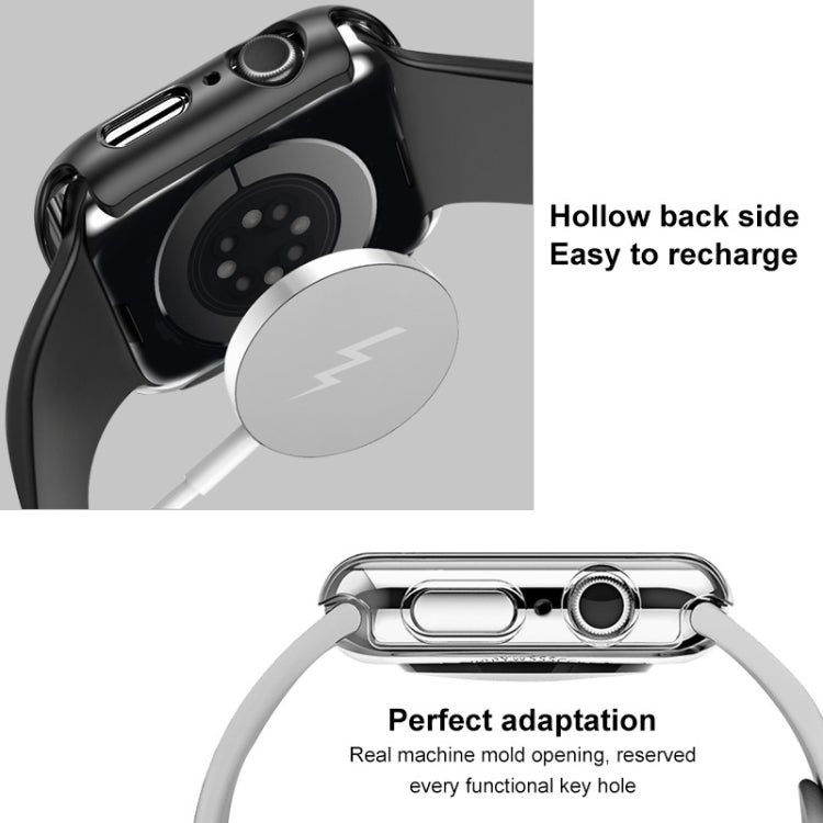Pour Apple Watch Series 10/11 42mm imak Étui intégré avec film (rouge)
