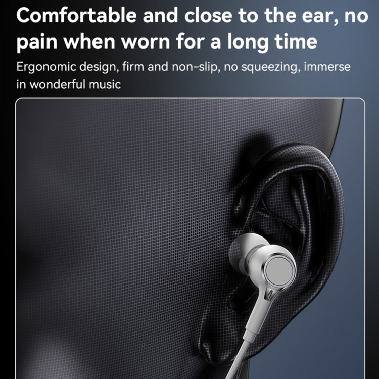 Écouteurs filaires intra-auriculaires Yesido YH53 3,5 mm, longueur : 1,2 m (noir)