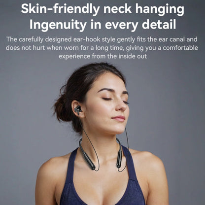 Yesido YSP20 Magnetic Neckband Wireless Bluetooth Earphone(Black)