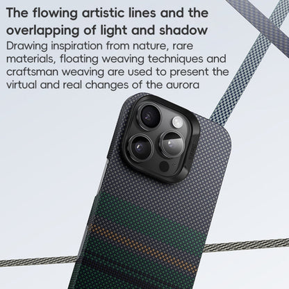 For iPhone 16 Pro Benks Color Shield C1 Classic Kevlar Woven MagSafe Phone Case