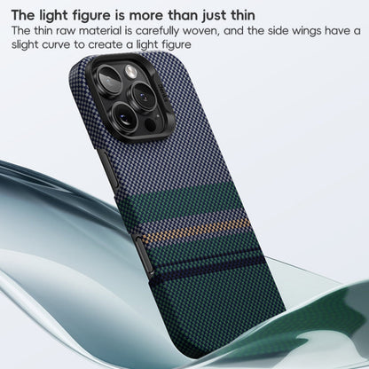 For iPhone 16 Pro Benks Color Shield C1 Classic Kevlar Woven MagSafe Phone Case