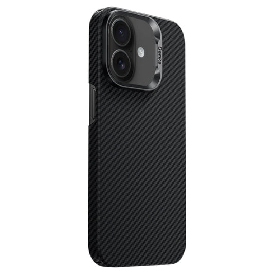 For iPhone 16 Plus Benks Classic Kevlar 600D Fiber MagSafe Phone Case(Black)