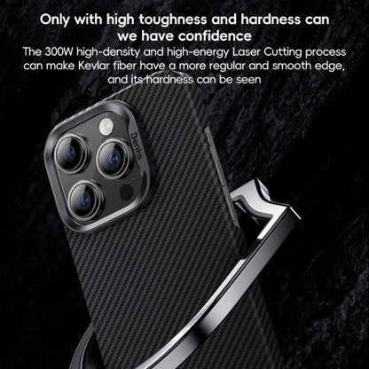 For iPhone 16 Plus Benks Classic Kevlar 600D Fiber MagSafe Phone Case(Black)