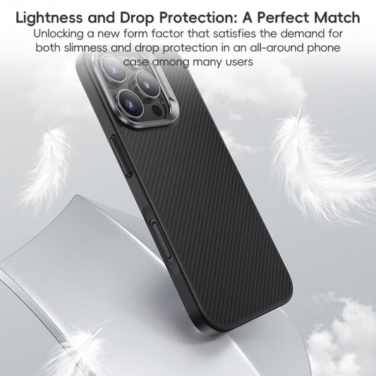 For iPhone 16 Plus Benks MagSafe Kevlar Fiber Ultra-thin Shockproof Phone Case(Black)