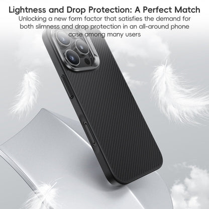 For iPhone 16 Pro Benks MagSafe Kevlar Fiber Ultra-thin Shockproof Phone Case(Black)