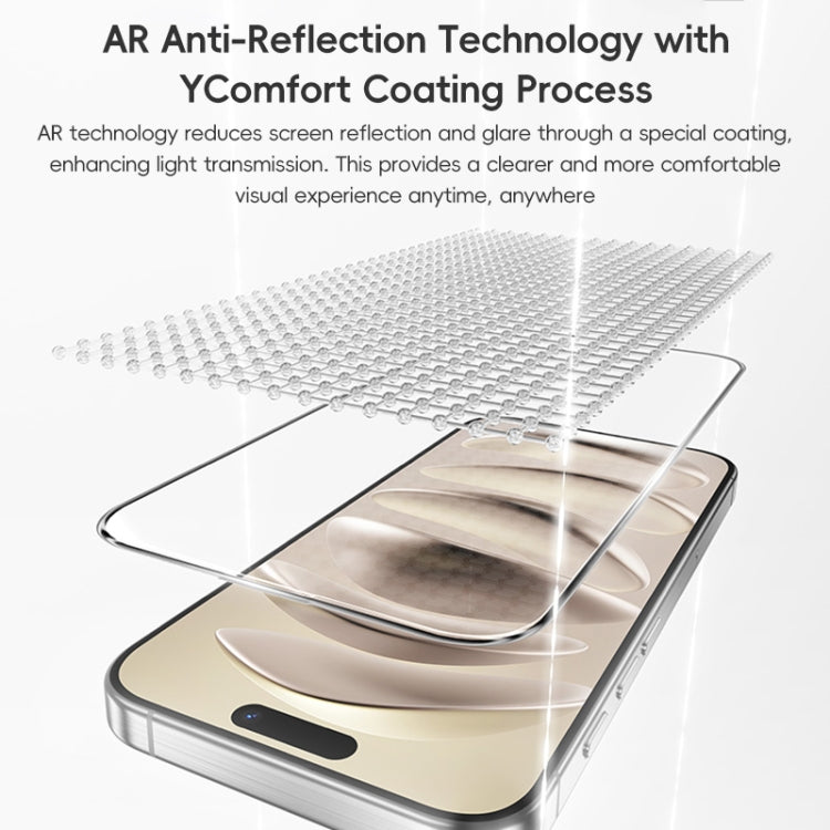 For iPhone 16 Benks King Kong Series Corning AR Antireflective Tempered Glass Film