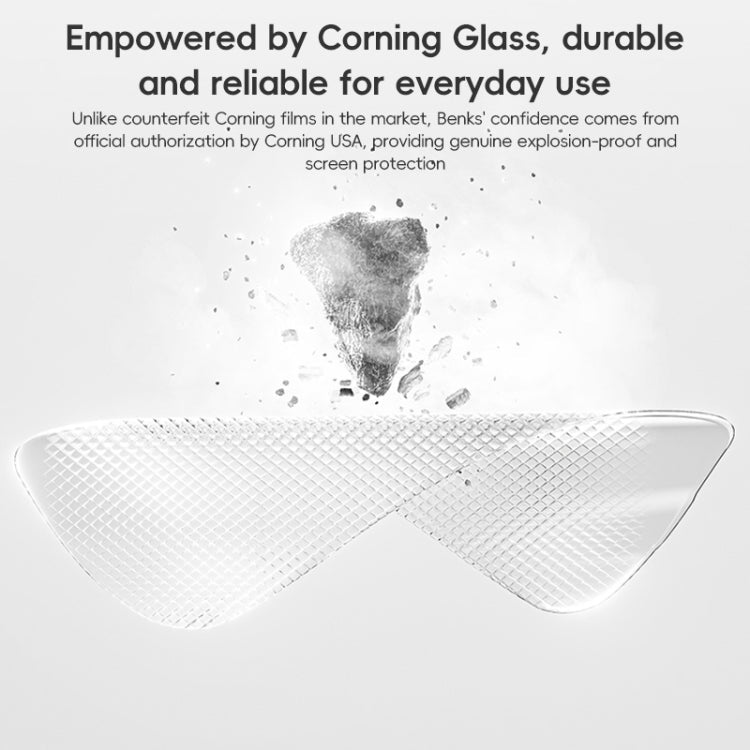 For iPhone 16 Benks King Kong Series Corning AR Antireflective Tempered Glass Film