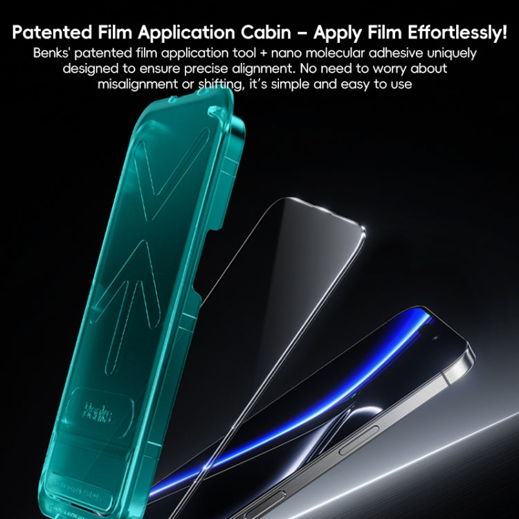 Pour iPhone 16 Pro Max Film en Verre Saphir Corning Série Benks King Kong