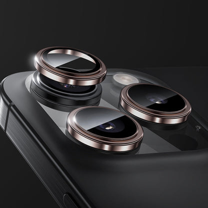 For iPhone 16 Pro Max Benks King Kong Series Corning Single Metal Lens Protective Film(Rose Gold)