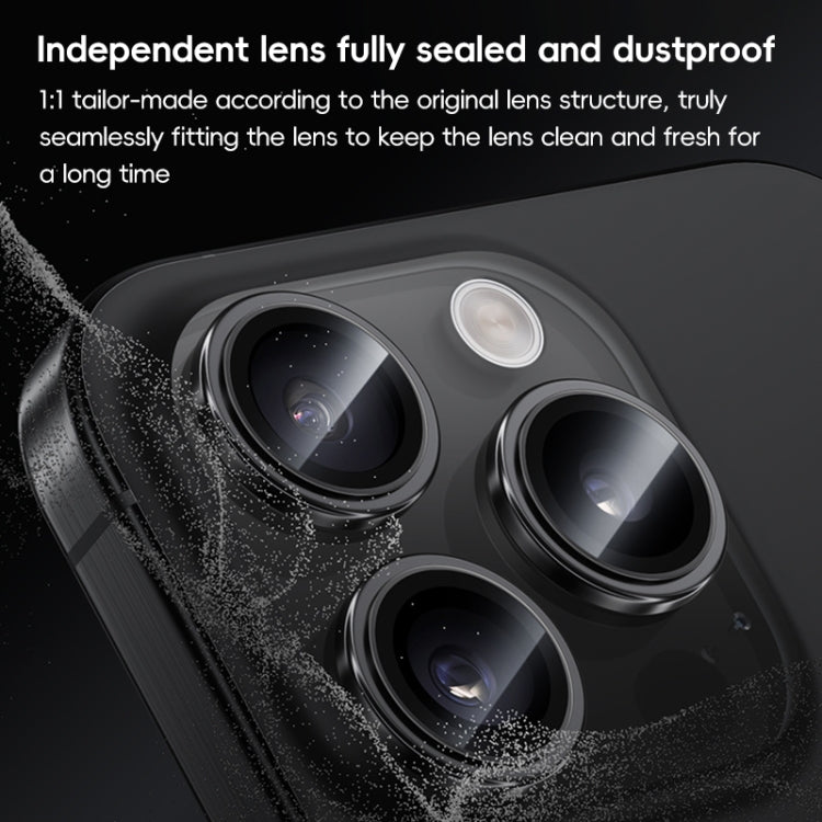 For iPhone 16 Pro Max Benks King Kong Series Corning Single Metal Lens Protective Film(Original)