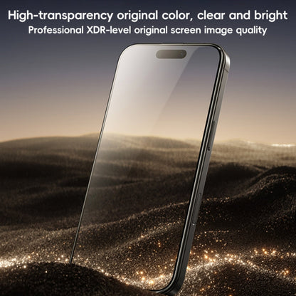 For iPhone 16 Benks Black Gold Series 3D Heat Bending Full Glue Full Coverage HD Tempered Film