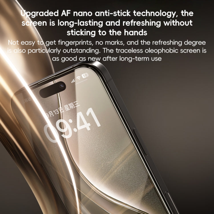 For iPhone 16 Benks Black Gold Series 3D Heat Bending Full Glue Full Coverage HD Tempered Film