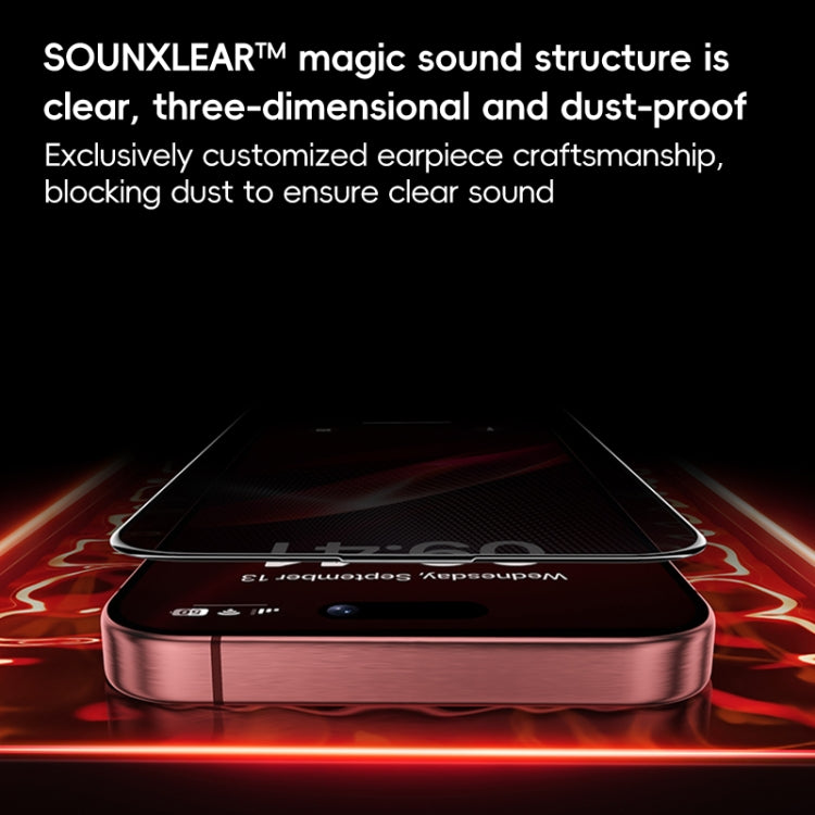 For iPhone 16 Pro Max Benks Zero Sense Series Privacy Tempered Protective Film