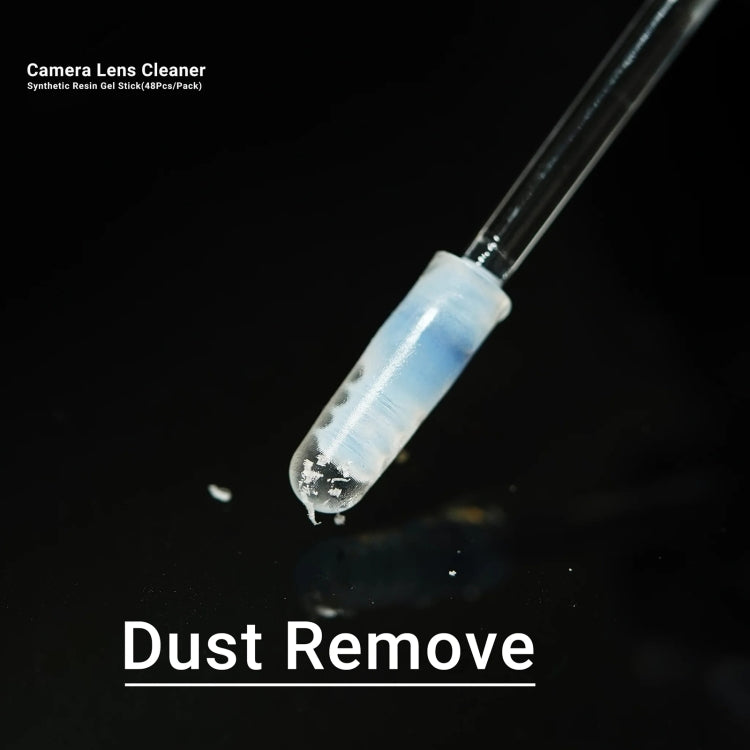 2UUL CL21 48pcs/box Camera Lens Dust Cleaning Synthetic Resin Gel Stick