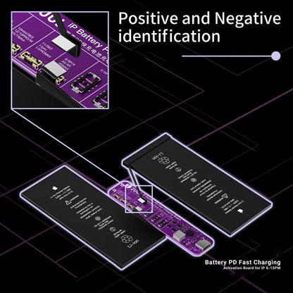 2UUL BT01 PD Fast Charging No-Disassembly Battery Activation Board for iPhone 6 to 15 Pro Max