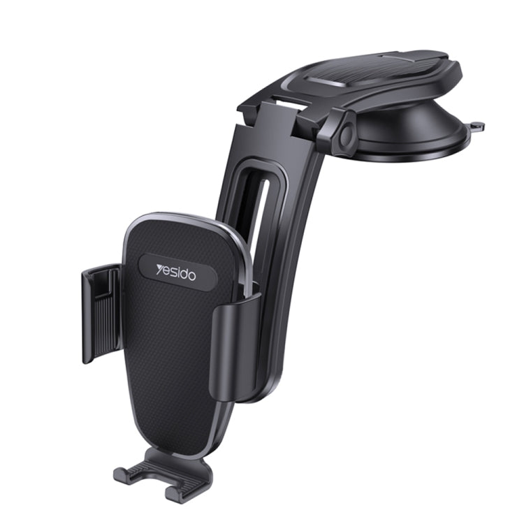 Yesido C130 Car Dashboard Suction Cup Type Mobile Phone Holder(Black)