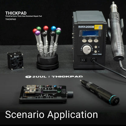 2UUL ST86 50x35cm Extra Thick Heat-Resistant Anti-static Silicone Pad