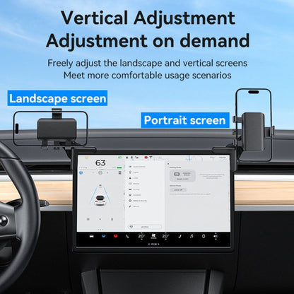 Yesido C250 Phone Clamp Holder For Car Floating Screen(Black)