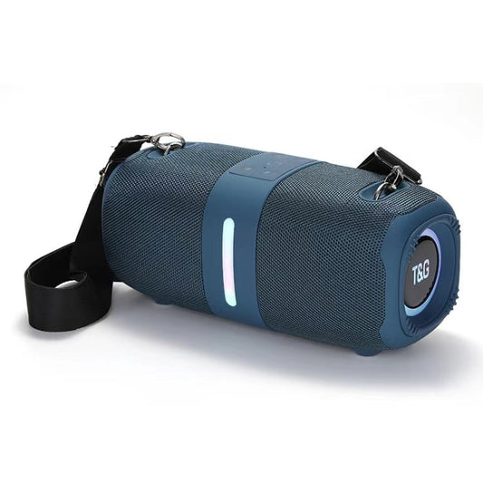 Enceinte Bluetooth sans fil portable TWS colorée d'extérieur T&G TG669 (bleue)
