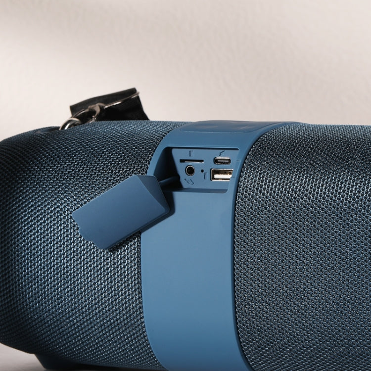 T&G TG669 Outdoor Portable TWS Colorful Wireless Bluetooth Speaker(Black)
