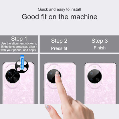 Pour Huawei nova 14 Pro Film de protection d'objectif de caméra arrière en verre imak, version noire
