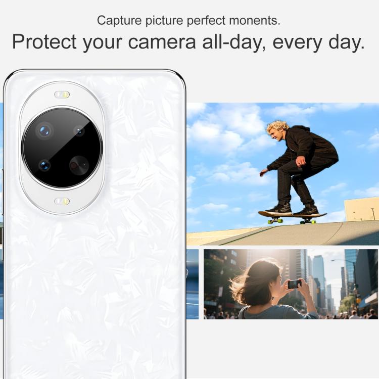 Pour Huawei nova 14 Pro Film de protection d'objectif de caméra arrière en verre imak, version noire