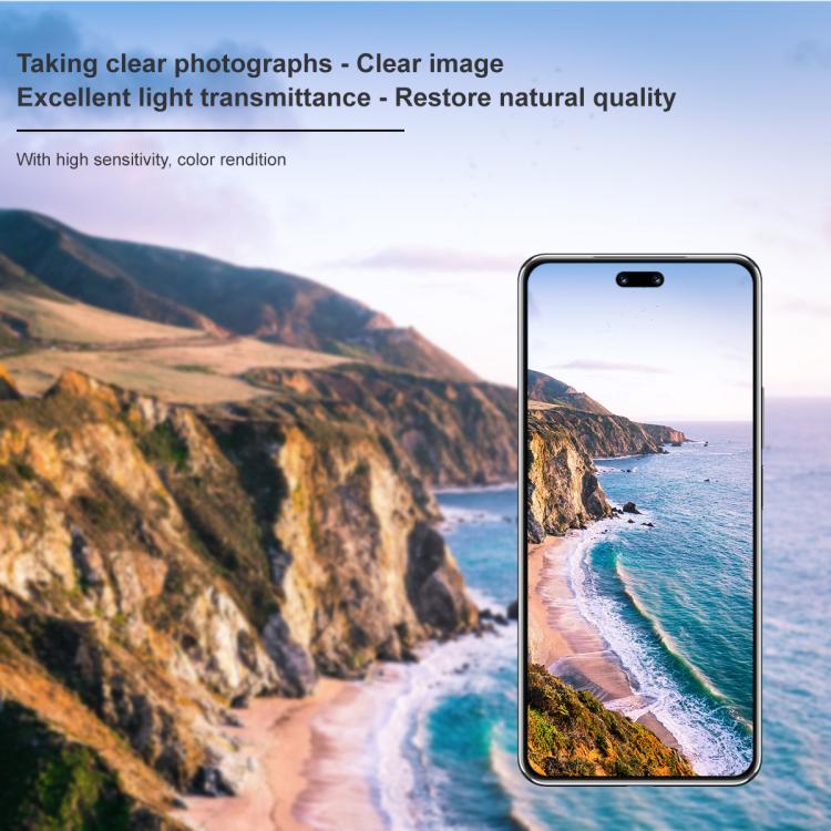 Pour Huawei nova 14 Pro Film de protection d'objectif de caméra arrière en verre imak, version noire