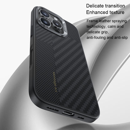 Pour iPhone 16 Pro Max Benks Montage MagSafe Coque de téléphone en fibre de Kevlar (Noir)