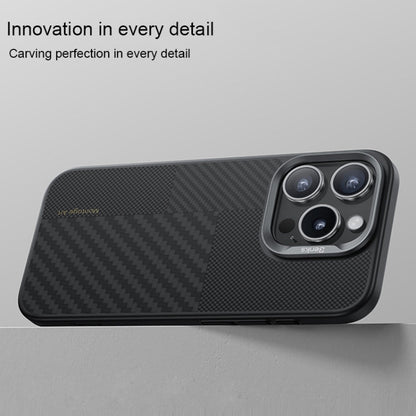 Pour iPhone 16 Pro Max Benks Montage MagSafe Coque de téléphone en fibre de Kevlar (Noir)