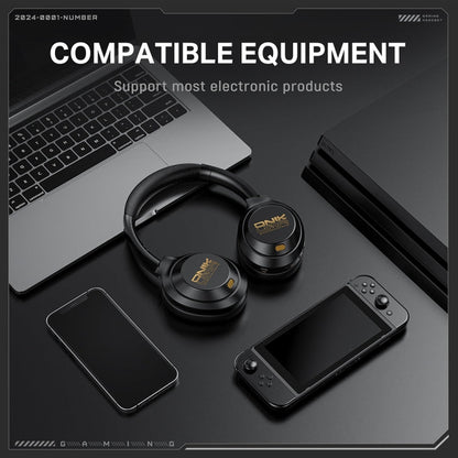 ONIKUMA GT811 Head-mounted Dual Noise Reduction Wireless Bluetooth Earphone(Black)