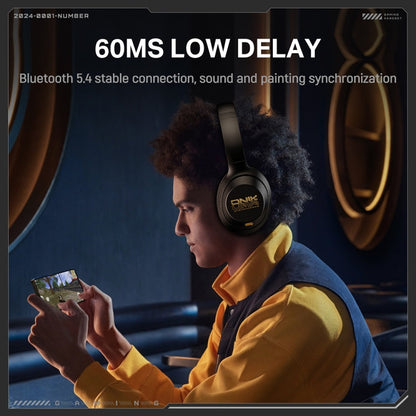 ONIKUMA GT811 Head-mounted Dual Noise Reduction Wireless Bluetooth Earphone(Black)