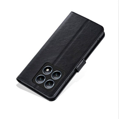 For Xiaomi 14T AZNS Sheepskin Texture Flip Leather Phone Case(Black)
