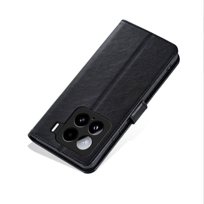 For Xiaomi 15 AZNS Sheepskin Texture Flip Leather Phone Case(Black)