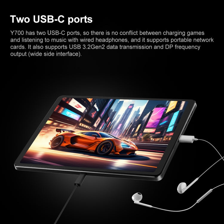 Lenovo LEGION Y700 2025 8.8 inch WiFi Gaming Tablet, 16GB+512GB, Android 14, Qualcomm Snapdragon 8 Gen3 Octa Core(Black)