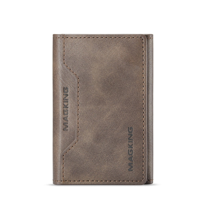 MAGKING K2 Series MagSafe RFID Card Bag(Coffee)