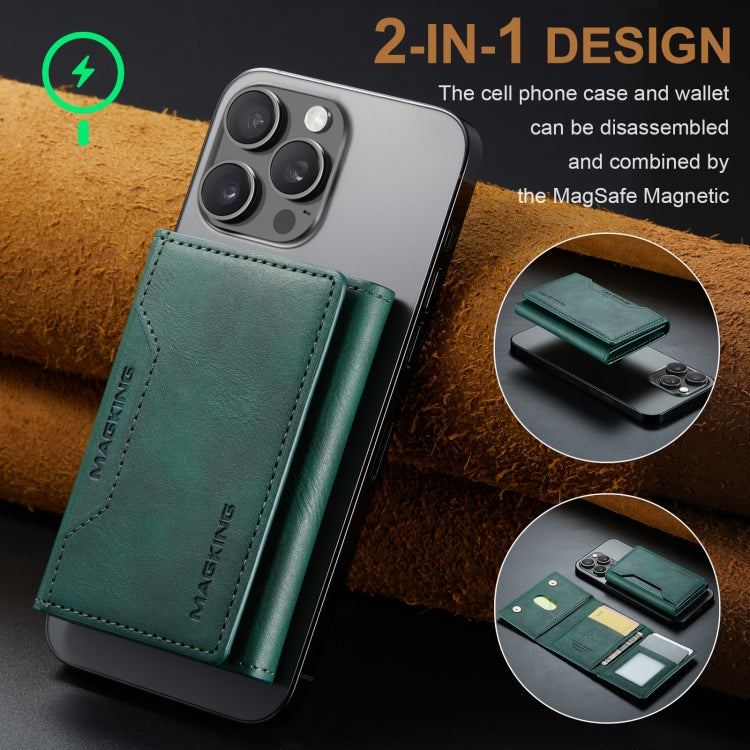 Pochette porte-cartes RFID MagSafe MAGKING série K2 (vert)