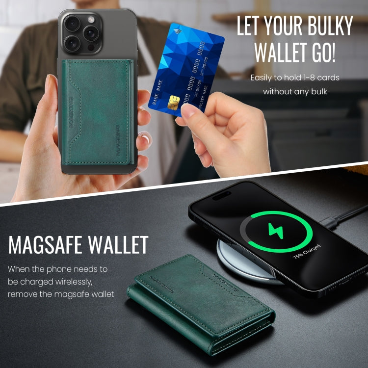 Pochette porte-cartes RFID MagSafe MAGKING série K2 (vert)