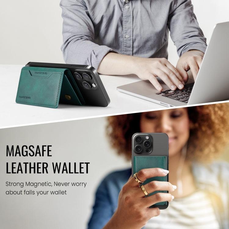 Pochette porte-cartes RFID MagSafe MAGKING série K2 (vert)