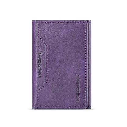 MAGKING K2 Series MagSafe RFID Card Bag(Purple)