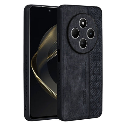 For Xiaomi Poco C75 AZNS 3D Embossed Skin Feel Phone Case(Black)